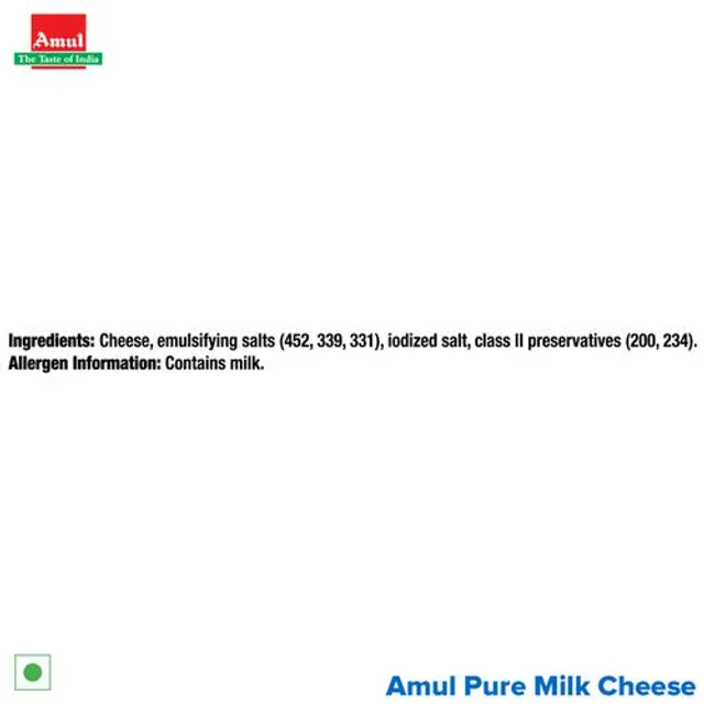 Amul Cheese Slices - Rich In Protein, Wholesome, No Added Sugar, 100 g (5 Slices) - Image 4