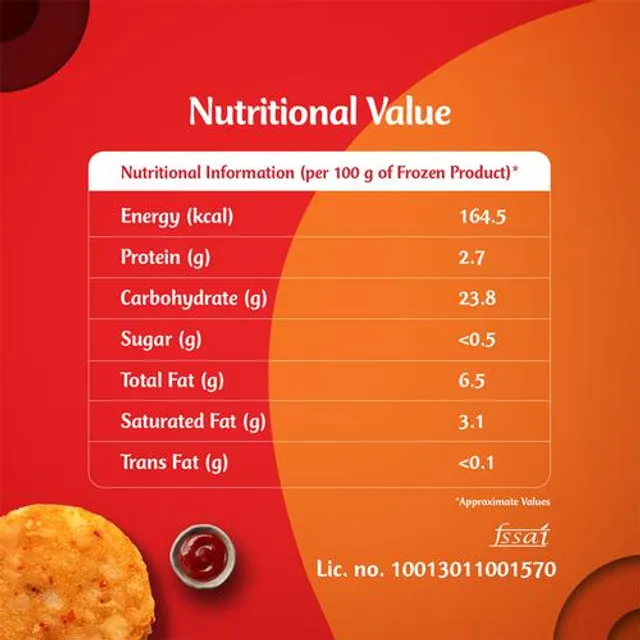 McCain Aloo Tikki - Mazedaar Masala, 400 g Pouch - Image 3