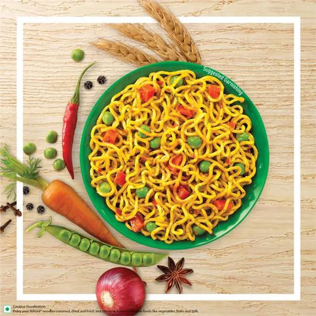 MAGGI Nutri-Licious Masala Veg Atta Noodles - Herbs & Spice Blend, Iron & Fibre Rich, 72.5 g Pouch - Image 4