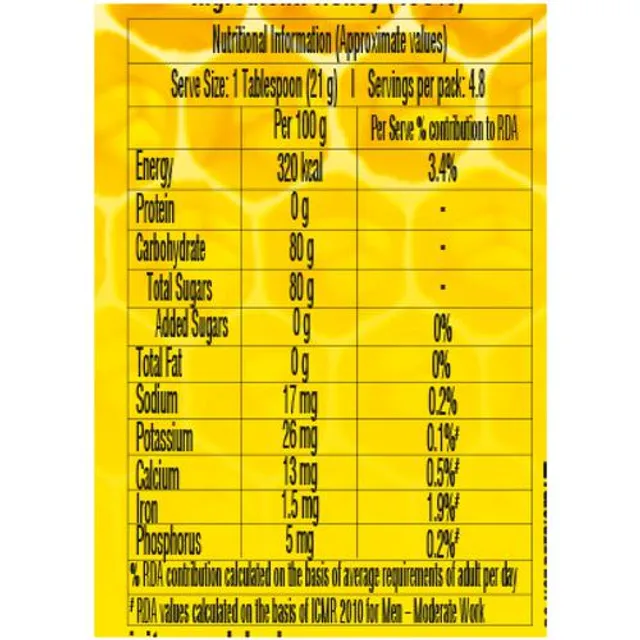 Dabur Honey - Squeezy, 100% Pure, Rich In Nutrients, No Sugar, Boosts Immunity, 100 g - Image 3
