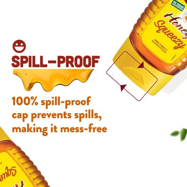 Dabur Honey - Squeezy, 100% Pure, Rich In Nutrients, No Sugar, Boosts Immunity, 100 g - Image 5