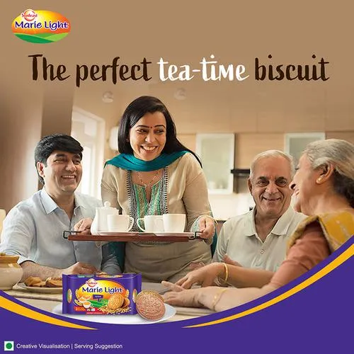 Sunfeast Marie Light Active Biscuits - With Iron 6 Vitamins Tea Time Partner 1 kg Pouch - Image 8