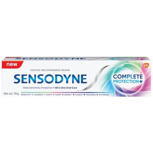 Sensodyne Toothpaste Complete Protection+ - All In One Daily Oral Care For Sensitive Teeth, 70 g - Image 2