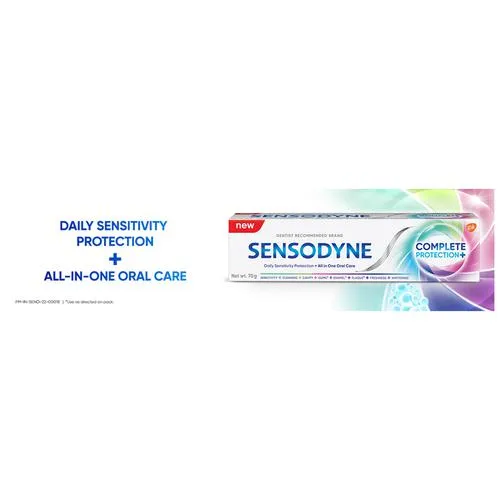Sensodyne Toothpaste Complete Protection+ - All In One Daily Oral Care For Sensitive Teeth, 70 g - Image 9