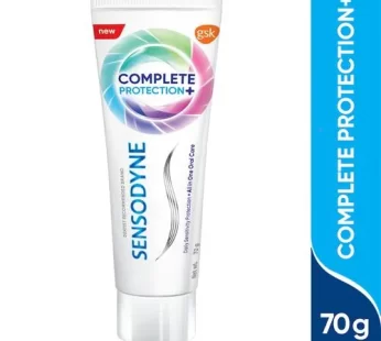 Sensodyne Toothpaste Complete Protection+ – All In One Daily Oral Care For Sensitive Teeth, 70 g