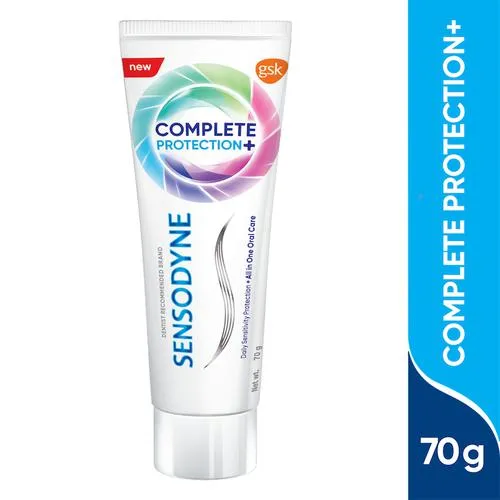 Sensodyne Toothpaste Complete Protection+ - All In One Daily Oral Care For Sensitive Teeth, 70 g