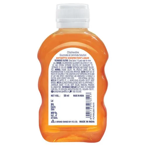 Savlon Antiseptic Disinfectant Liquid 50 ml Bottle - Image 3