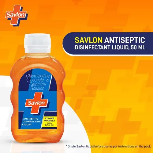 Savlon Antiseptic Disinfectant Liquid 50 ml Bottle - Image 4