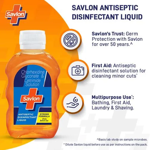 Savlon Antiseptic Disinfectant Liquid 50 ml Bottle - Image 5
