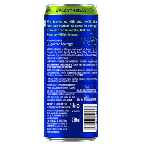 Ocean Energy One8 Energy Drink - Classic Natural Caffeine, 330 ml Can - Image 3