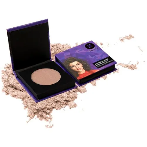 SUGAR Cosmetics Contour De Force Mini Highlighter - Champagne Gold Highly Pigmented Long Lasting 4 g 01 Champagne Champion - Image 2