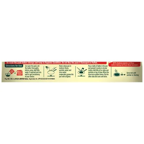 MTR FOODS Minute Fresh Signature Dosa Batter - Made From Red Rice No Added Preservatives Soda 850 g - Image 6