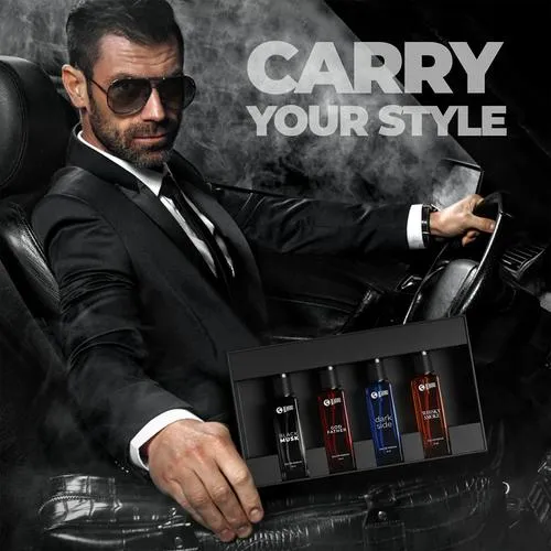 Beardo Assorted Premium Fragrances - Strong Long Lasting For Men 8 ml (Pack of 4) - Image 3