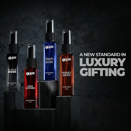 Beardo Assorted Premium Fragrances - Strong Long Lasting For Men 8 ml (Pack of 4) - Image 4