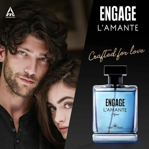 Engage L'amante Aqua Eau De Perfume - Premium Long-Lasting Fragrance For Men 100 ml - Image 3