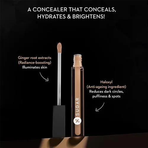SUGAR Cosmetics Auto Correct Creaseless Concealer - Creamy Long-lasting Water-Resistant 2 g 10 Latte - Image 6