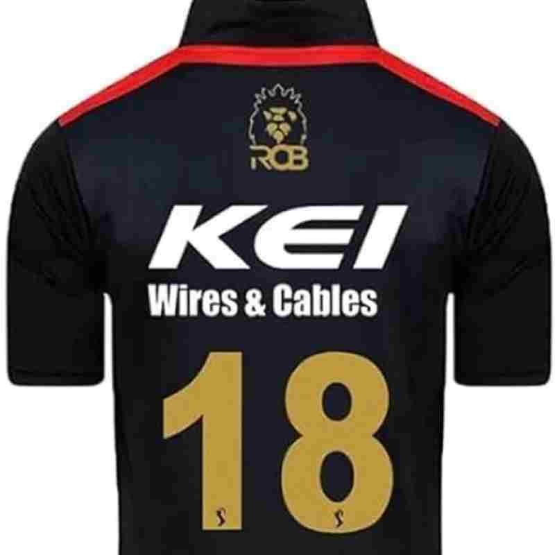 RCB Jersey Virat Kohli 18 - Royal banglore Cricket Team Half Sleeve - Image 2
