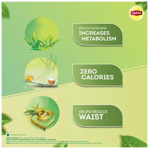 Lipton Honey Lemon Green Tea Bags 35 g (25 Bags x 1.4 g each) - Image 5