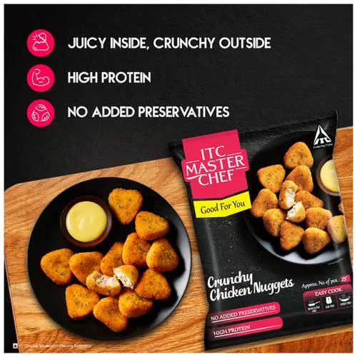 ITC Master Chef Crunchy Chicken Nuggets - Non-Veg Frozen Snack Ready To Cook 450 g - Image 7