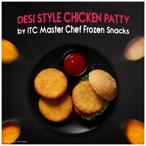 ITC Master Chef Desi Style Chicken Patty - Non-Veg Frozen Snack Ready To Cook 330 g - Image 6