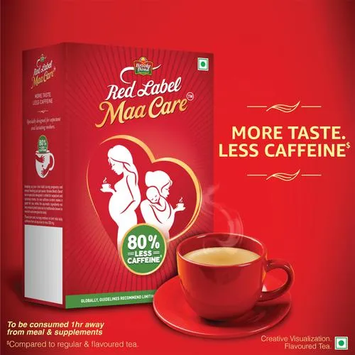 Brooke Bond Red Label Maa Care Flavoured Tea - 80% Less Caffeine For Expectant & Lactating Mothers 100 g - Image 10