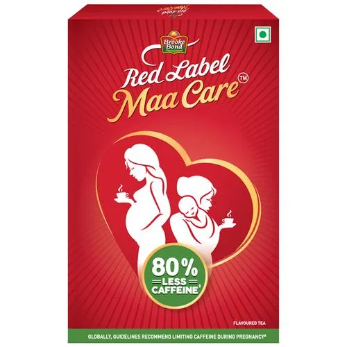 Brooke Bond Red Label Maa Care Flavoured Tea - 80% Less Caffeine For Expectant & Lactating Mothers 100 g - Image 2