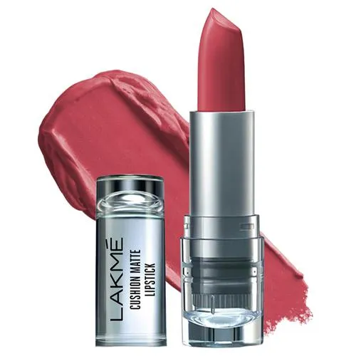 Lakme Cushion Matte Lipstick 4.5 g Mauve Spice Pack Of 3 - Image 2