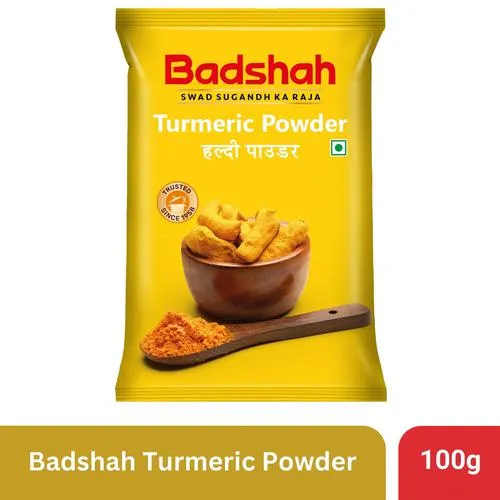 Badshah Turmeric Powder/Arisina Pudi 100 g Pouch
