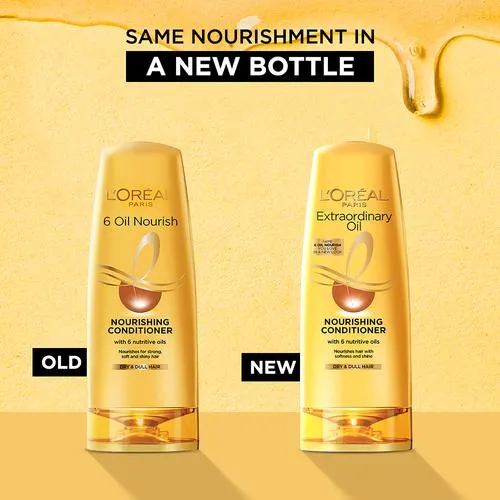 L'OREAL PARIS Extraordinary Oil Nourishing Conditioner - For Dry & Dull Hair 180 ml - Image 2