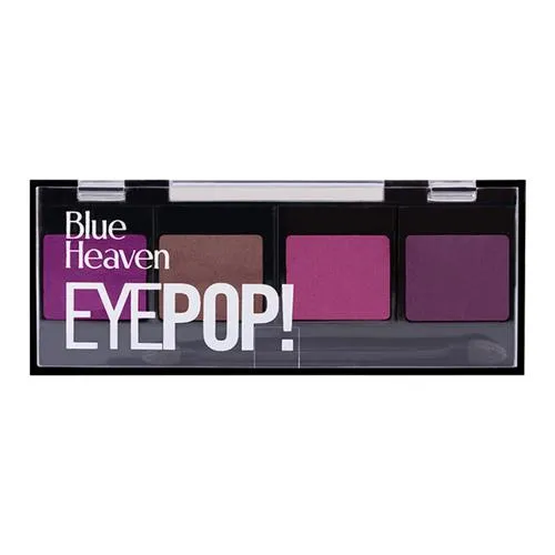 Blue Heaven Eyeshadow Palette - Eyepop, 4-In-1 Matte & Metallic 12 g Berry Madness