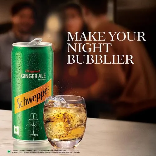 Schweppes Original Ginger Ale Flavoured Soft Drink - Refreshing Taste & Delicious Flavour 300 ml (Buy 5 Get 1 Free) - Image 7