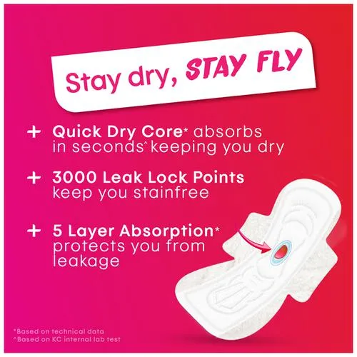 Kotex ProHealth+ Sanitary Pads - Ultra Thin No Leakage No Wetness Rash Free XL 7 pcs - Image 4