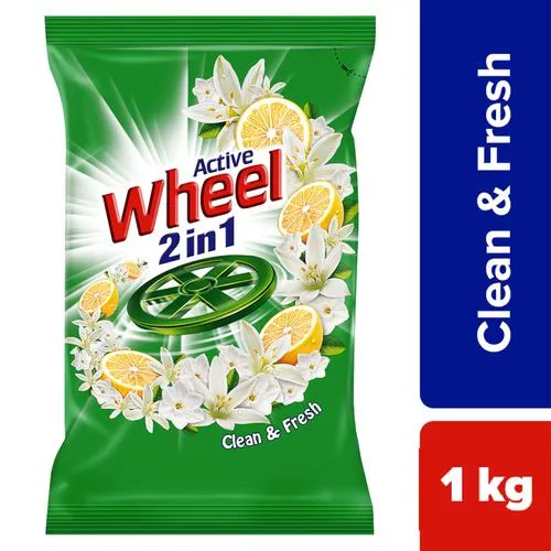 Wheel Green Lemon & Jasmine Detergent Powder 1 kg