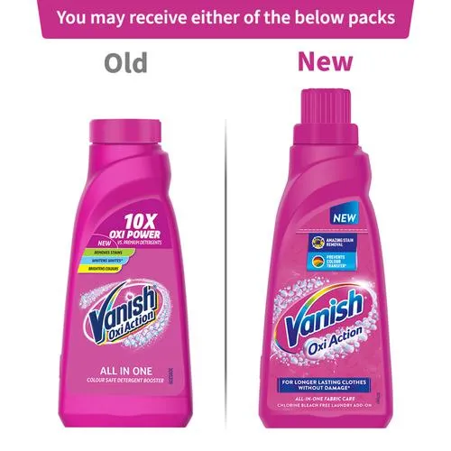 Vanish Oxi Action All In One Colour Safe Detergent Liquid Booster 800 ml - Image 2
