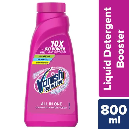 Vanish Oxi Action All In One Colour Safe Detergent Liquid Booster 800 ml