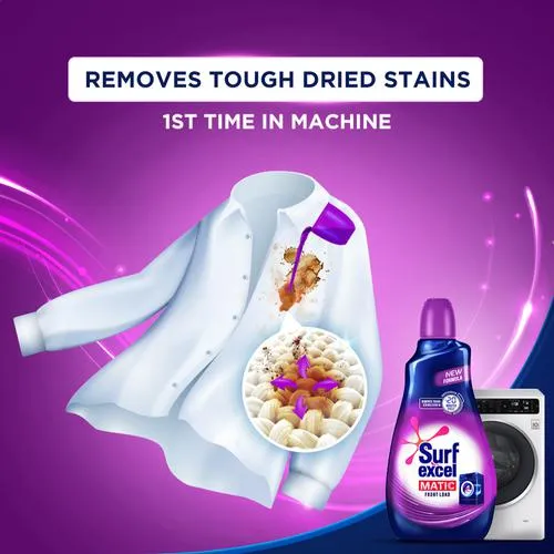 Surf Excel Matic Front Load Liquid Detergent 1 L - Image 4