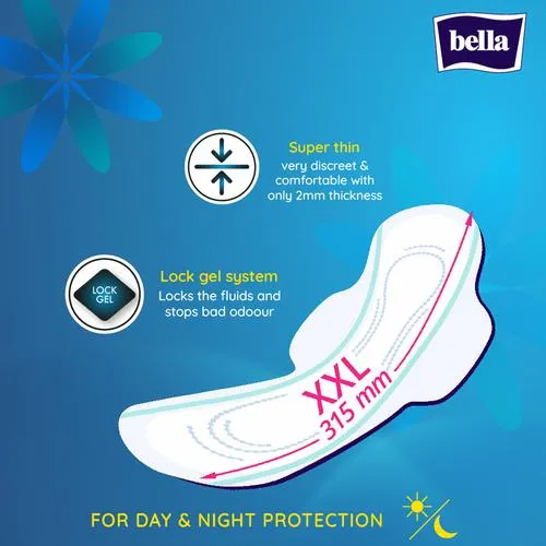 Bella Perfecta Ultra Night Sanitary Napkins - XXL Breathable Extra Soft 4 Freedom Zones 14 pcs - Image 5
