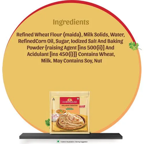 Aashirvaad Malabar Paratha - Ready To Cook No Added Preservatives Easy To Prepare Delicious Frozen 400 g (5 pcs) - Image 4