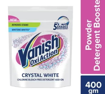 Vanish Oxi Action Crystal White Fabric Whitener 400 g