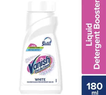 Vanish Oxi Action White Fabric Whitener 180 ml