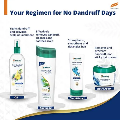 Himalaya Anti-Dandruff Shampoo - With Tea Tree Oil Aloe Vera For All Hair Types 180 ml - Image 7