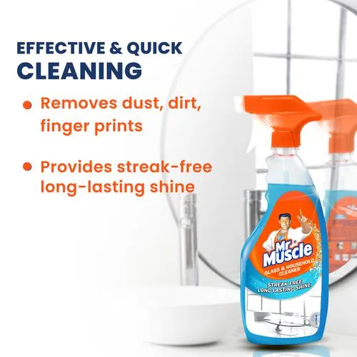 Mr. Muscle Glass and Surface Cleaner Spray 500 ml - Image 4