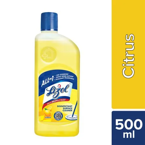 Lizol Disinfectant Surface & Floor Cleaner - Citrus 500 ml