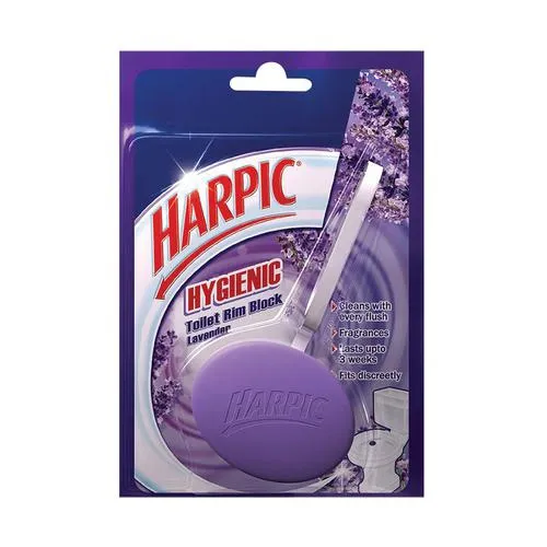 Harpic Hygienic Toilet Cleaner Rim Block - Lavender 26 g - Image 2