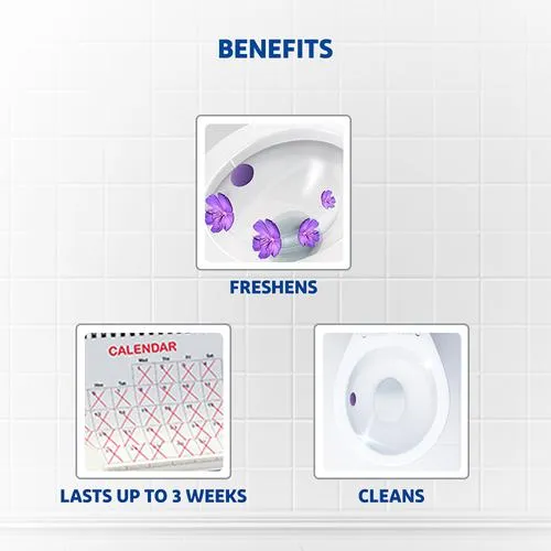 Harpic Hygienic Toilet Cleaner Rim Block - Lavender 26 g - Image 4
