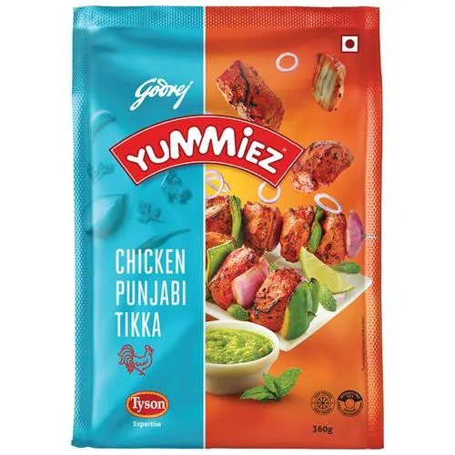 Godrej Yummiez Punjabi Tikka - Chicken 360 g Pouch