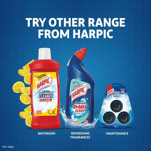 Harpic Germ & Stain Blaster Disinfectant Toilet Cleaner Liquid - Citrus 750 ml - Image 8