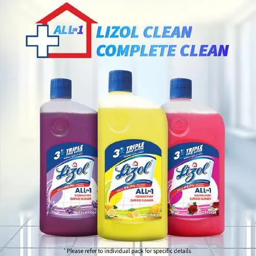Lizol All In One Disinfectant Surface Cleaner Liquid - Citrus 1.8 L - Image 7