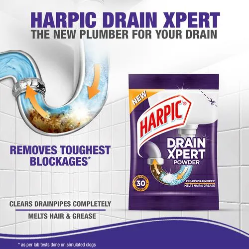 Harpic Drain Xpert Powder 50 g - Image 4