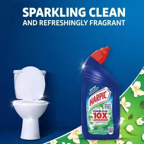 Harpic Disinfectant Toilet Cleaner Liquid - Joyful Jasmine 500 ml - Image 3